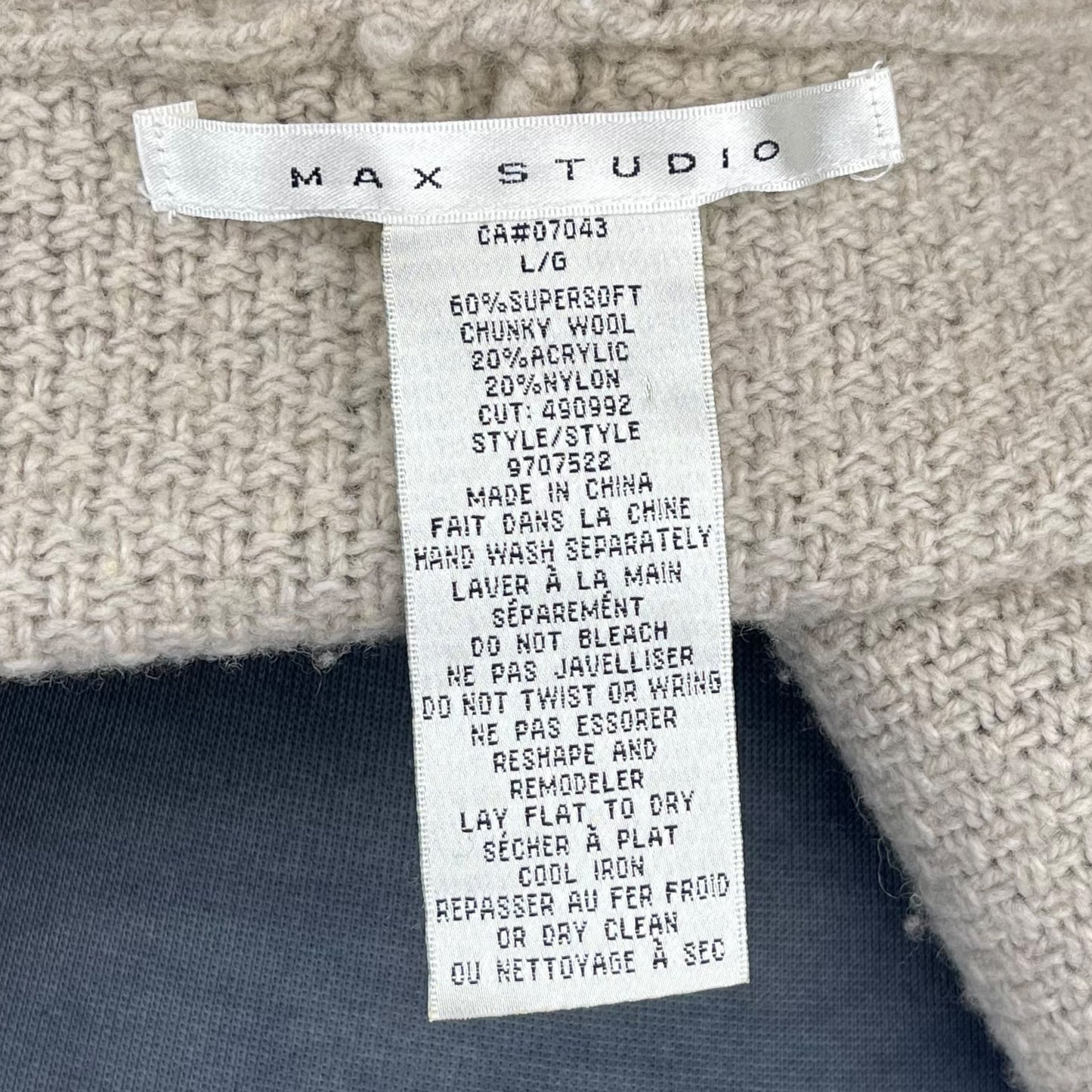 Max Studio open faced cardigan