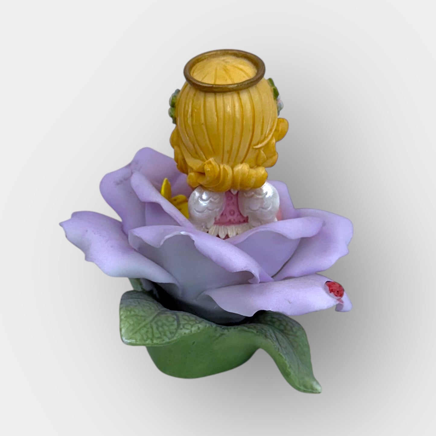 Expressive Blossoms Angel Figurine