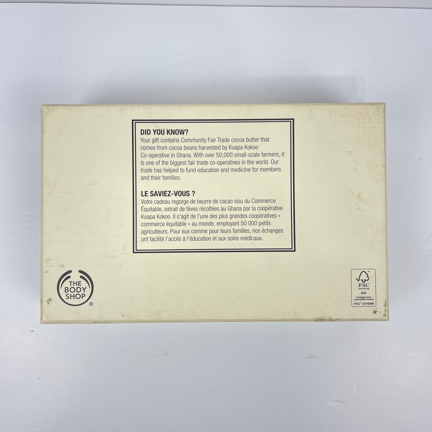 The Body Shop coconut gift set