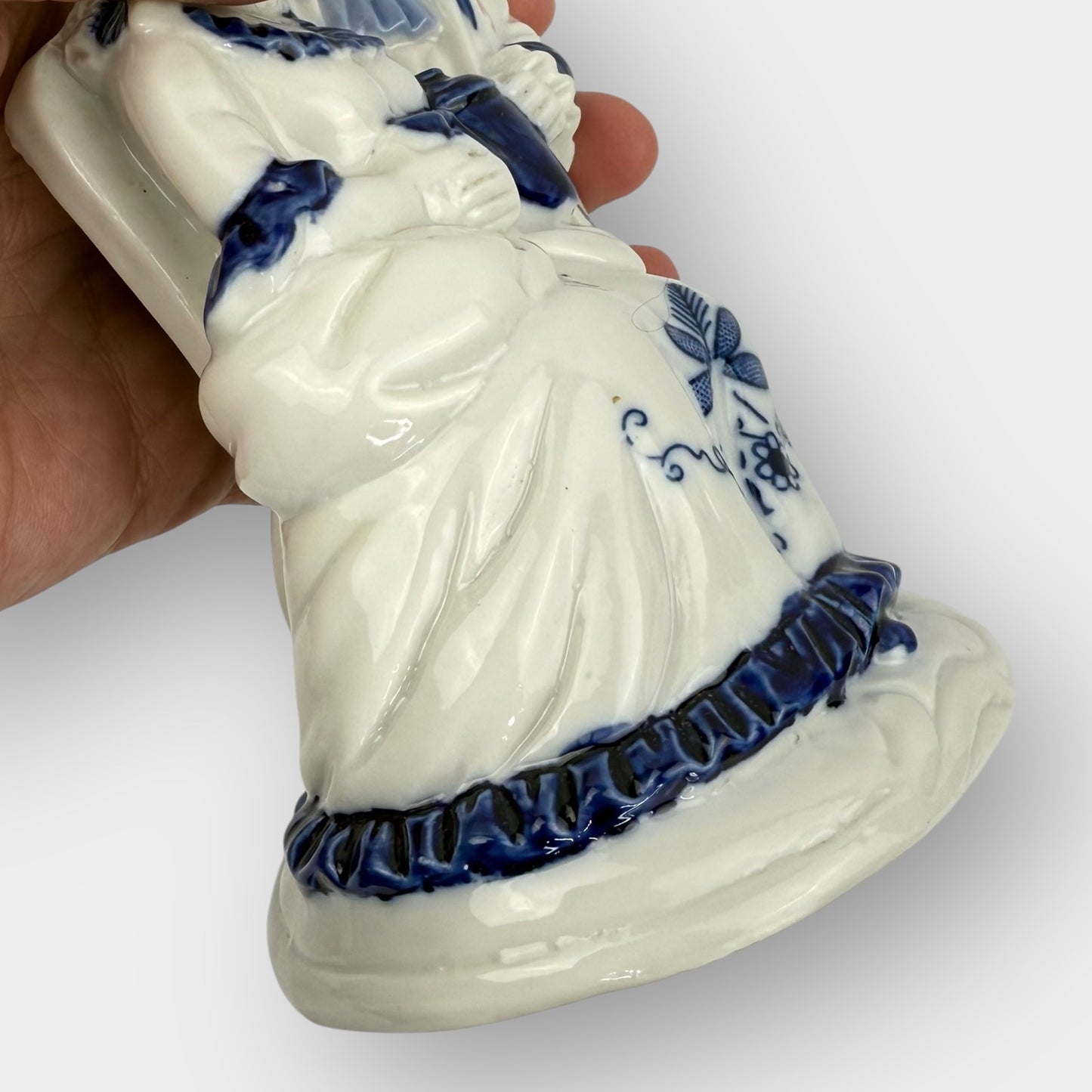 Blue White Figurine
