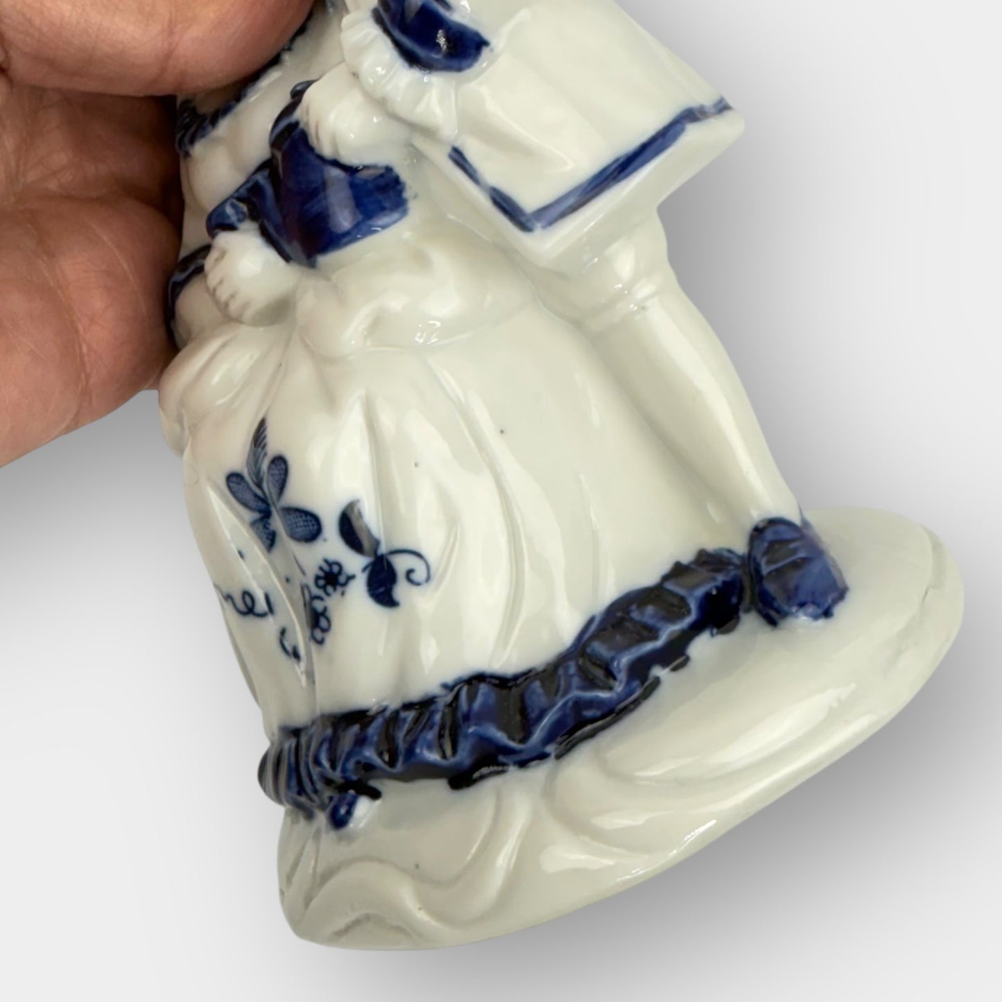 Blue White Figurine