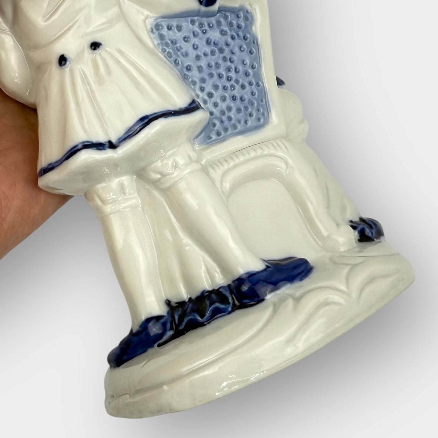 Blue White Figurine