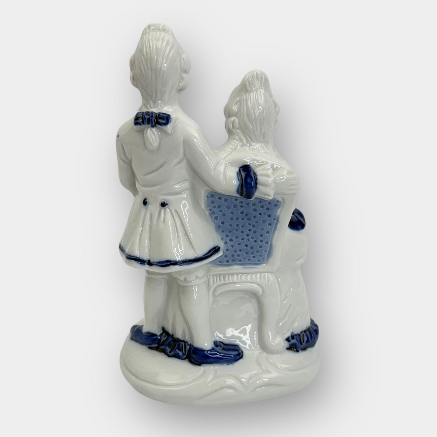 Blue White Figurine