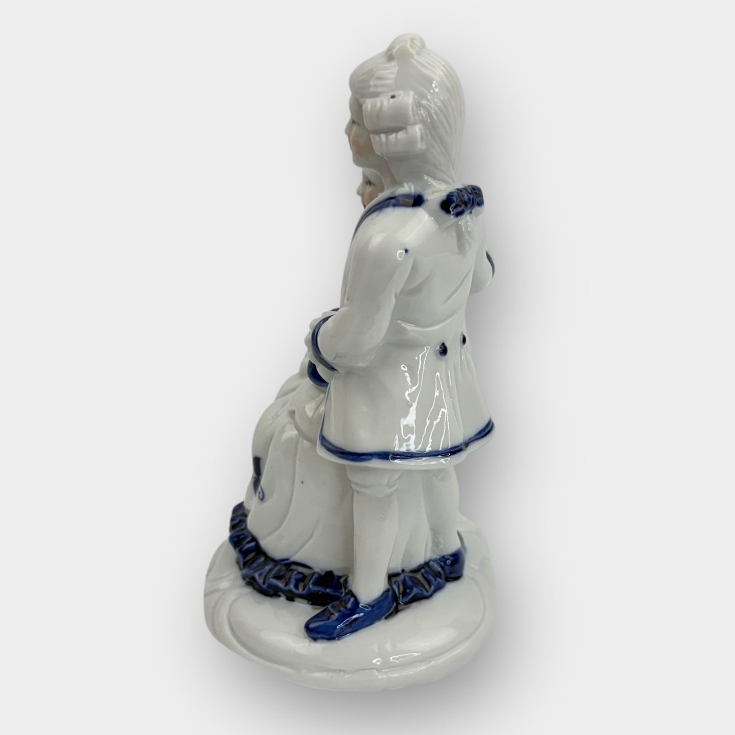 Blue White Figurine