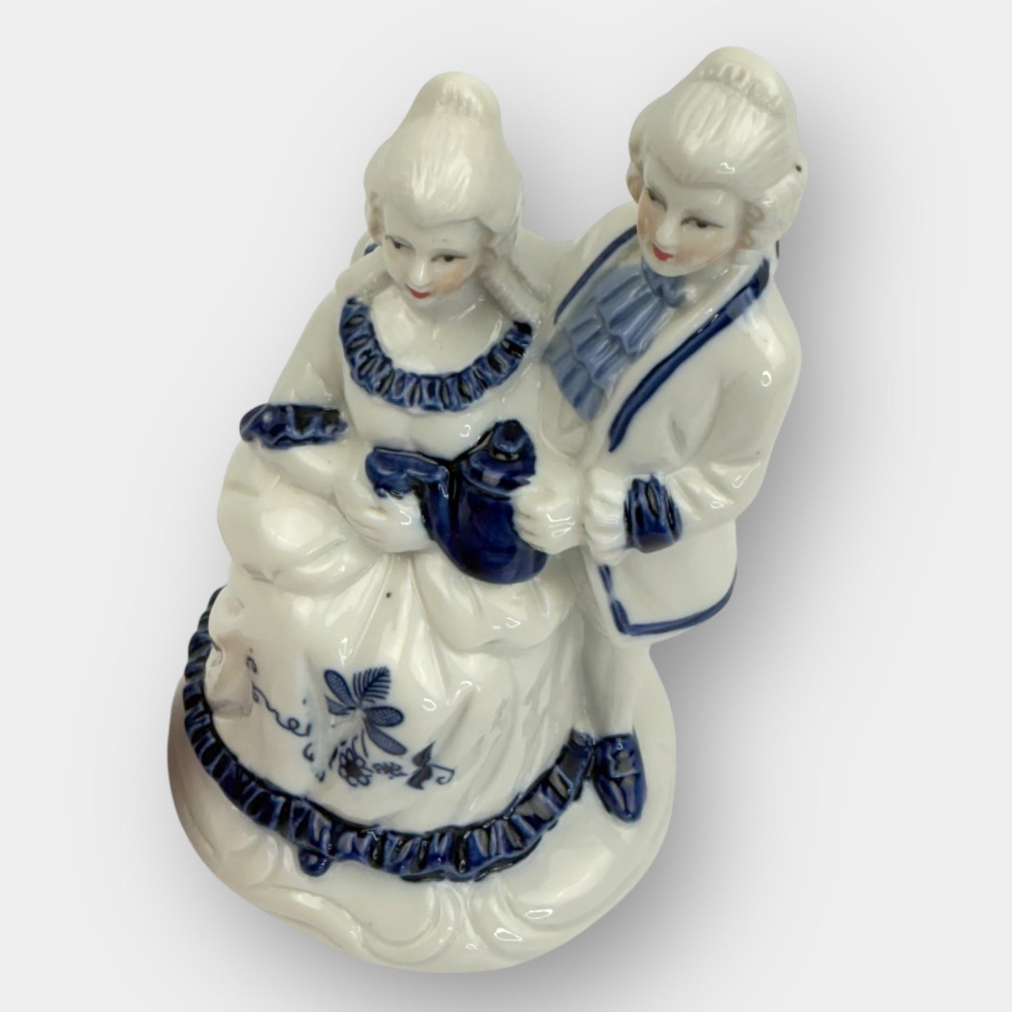 Blue White Figurine