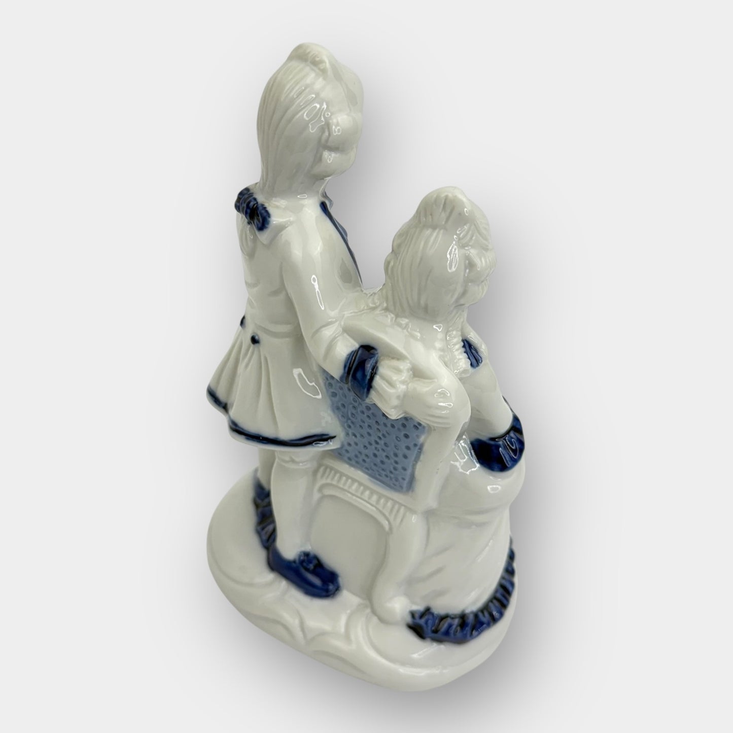 Blue White Figurine