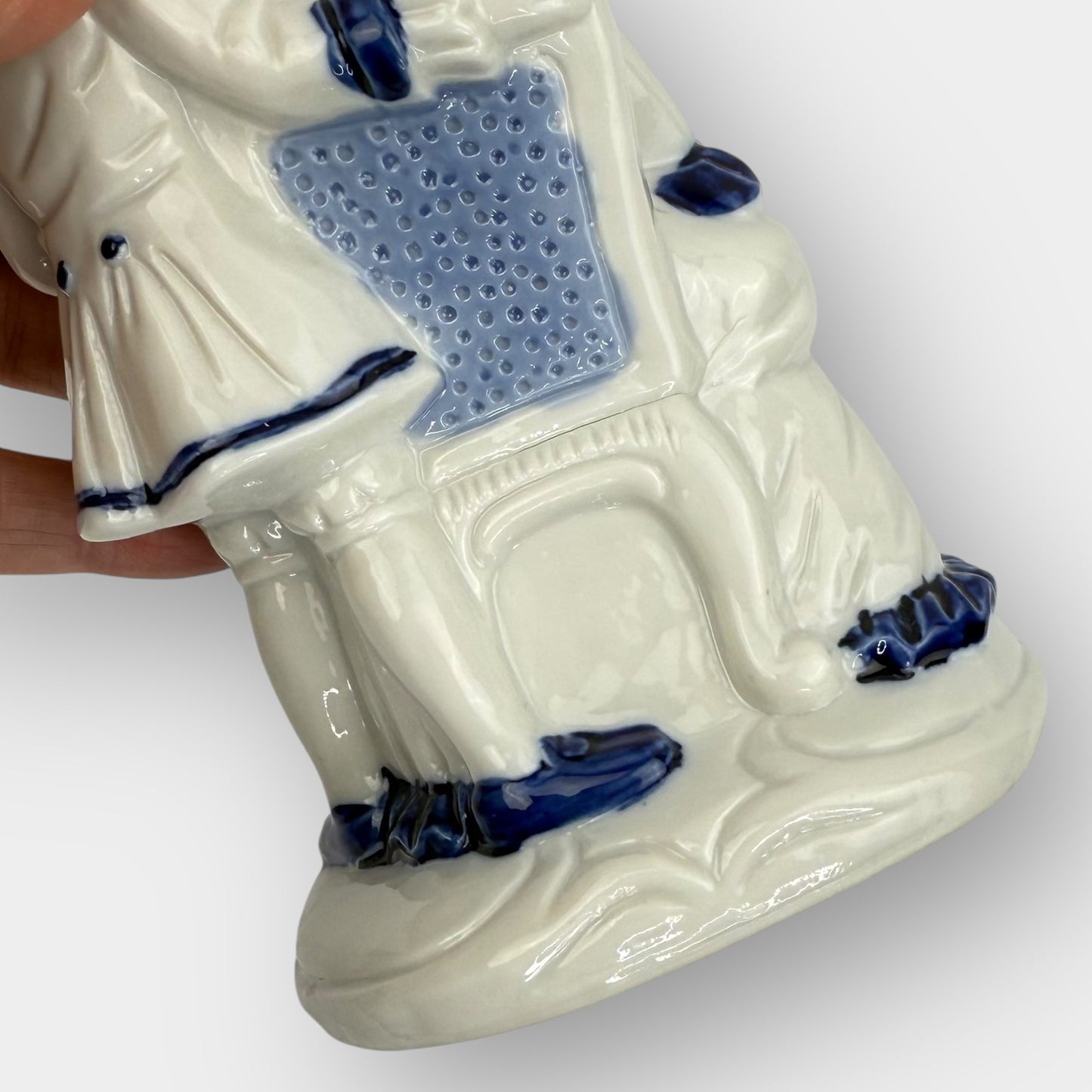 Blue White Figurine