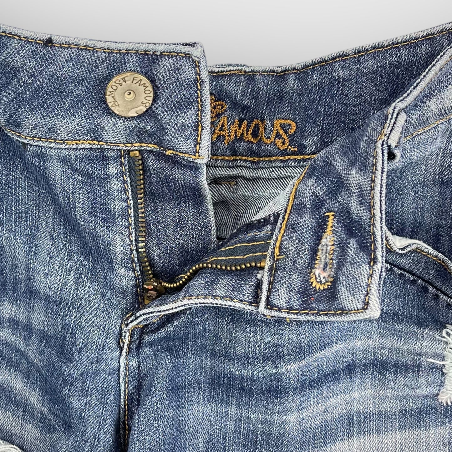 Almost Famous denim cut off short