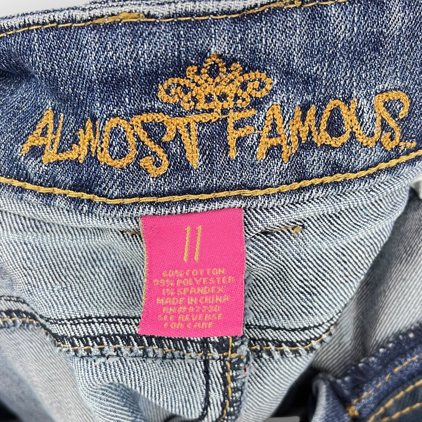 Almost Famous denim cut off short