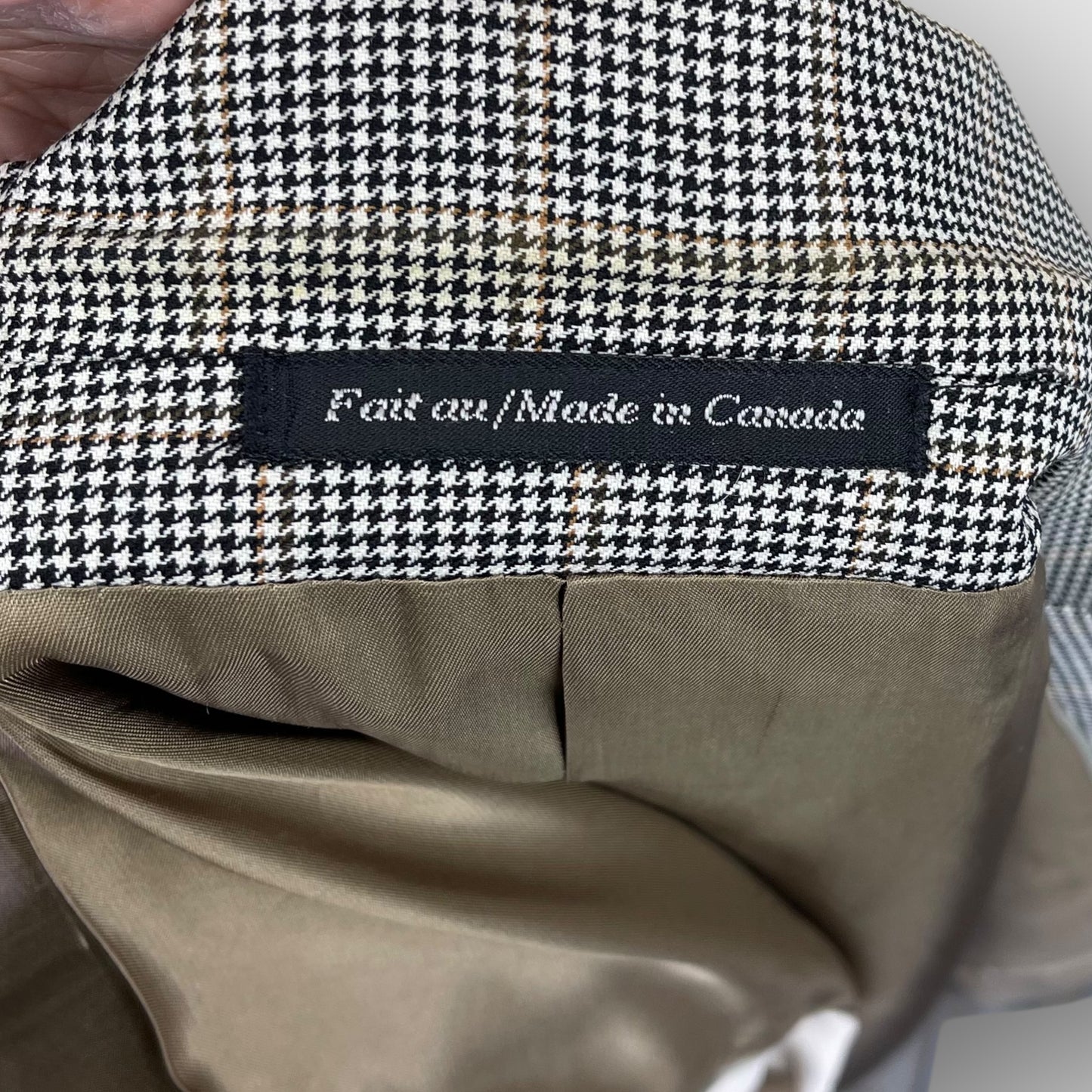 Sid Landen houndstooth blazer (46T)