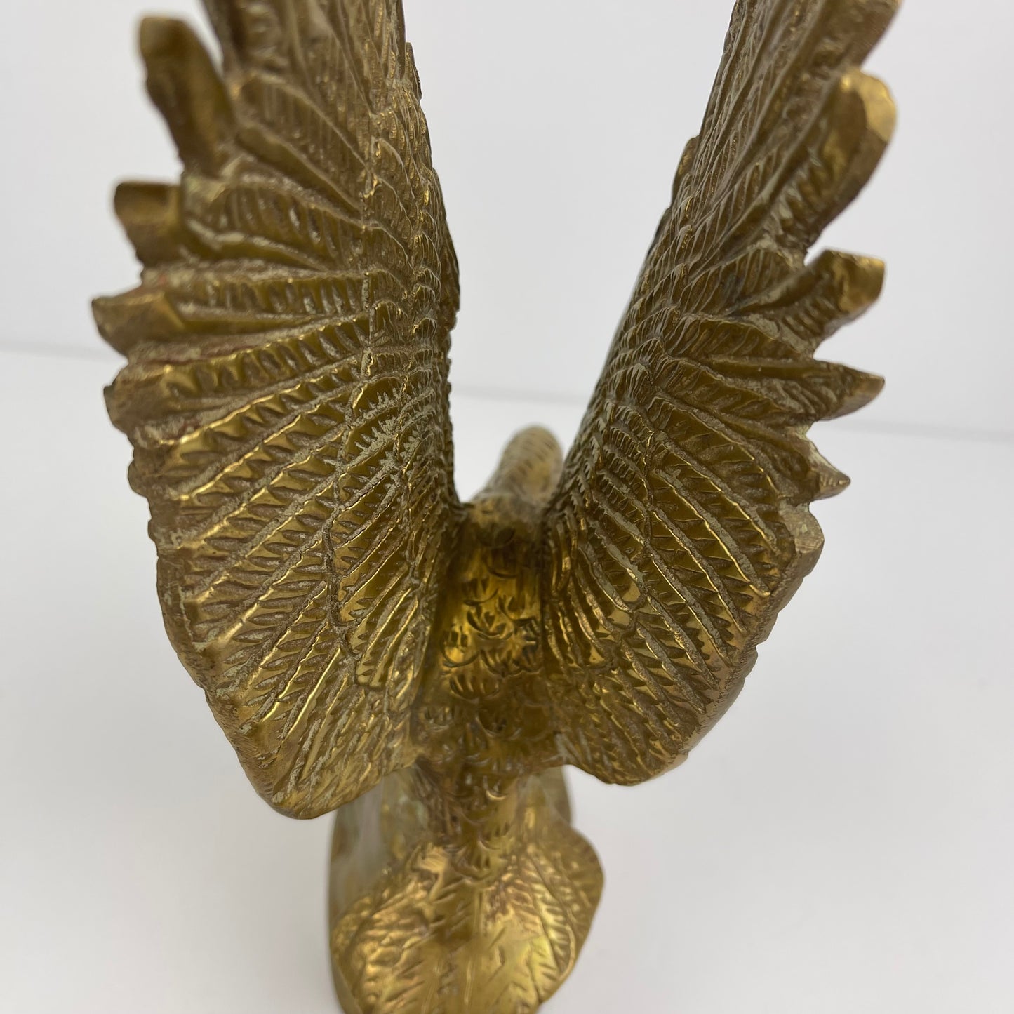 Brass eagle figurine