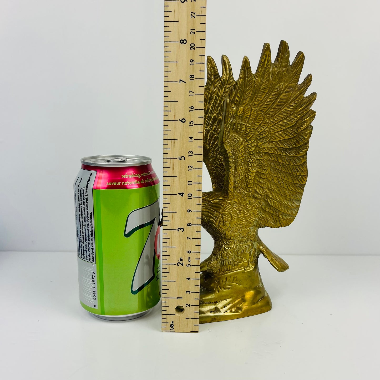 Brass eagle figurine