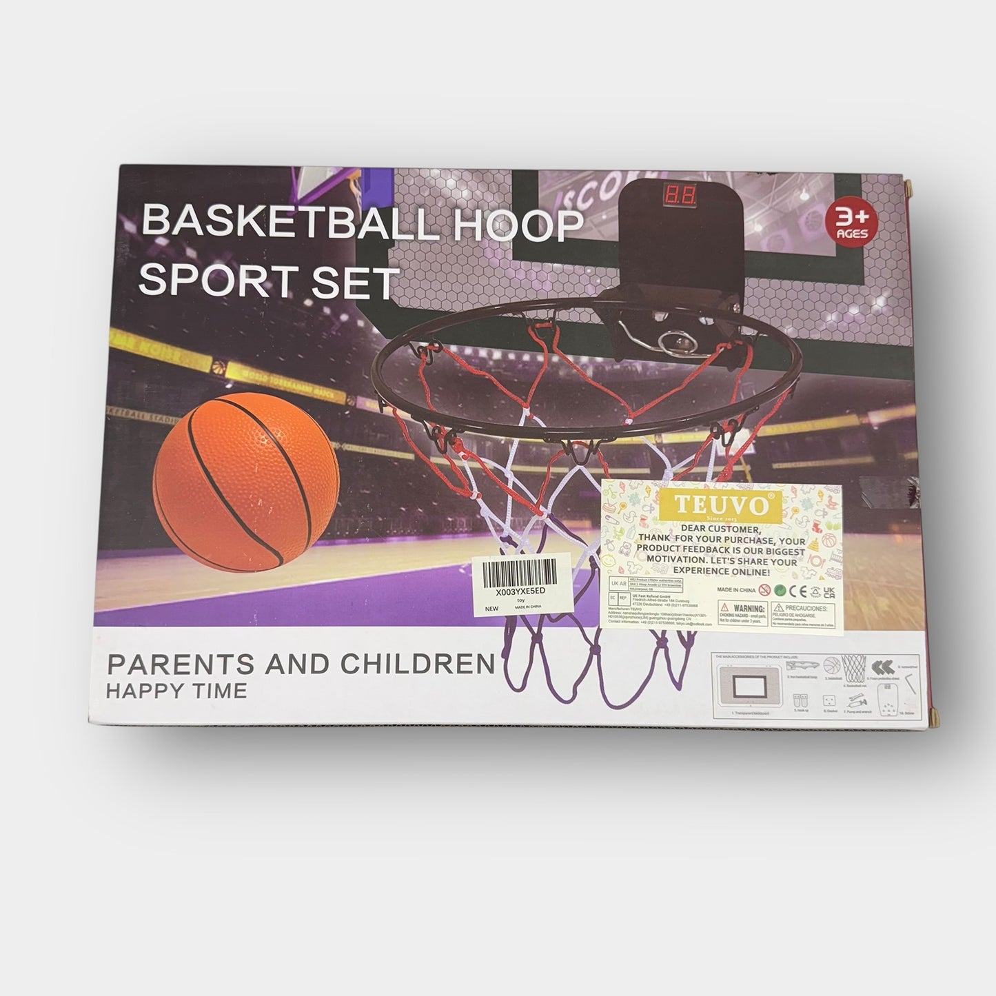 Teuvo Basketball Hoop Sport Set