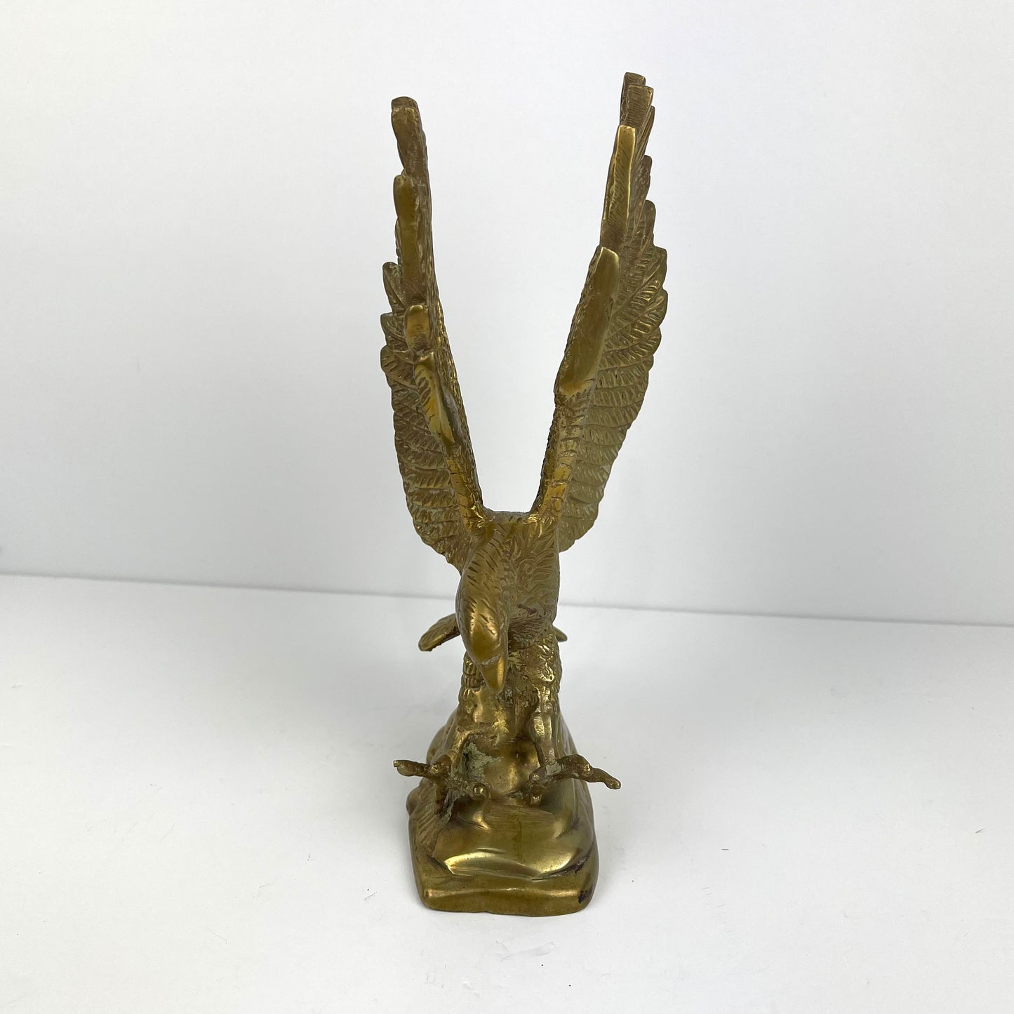 Brass eagle figurine
