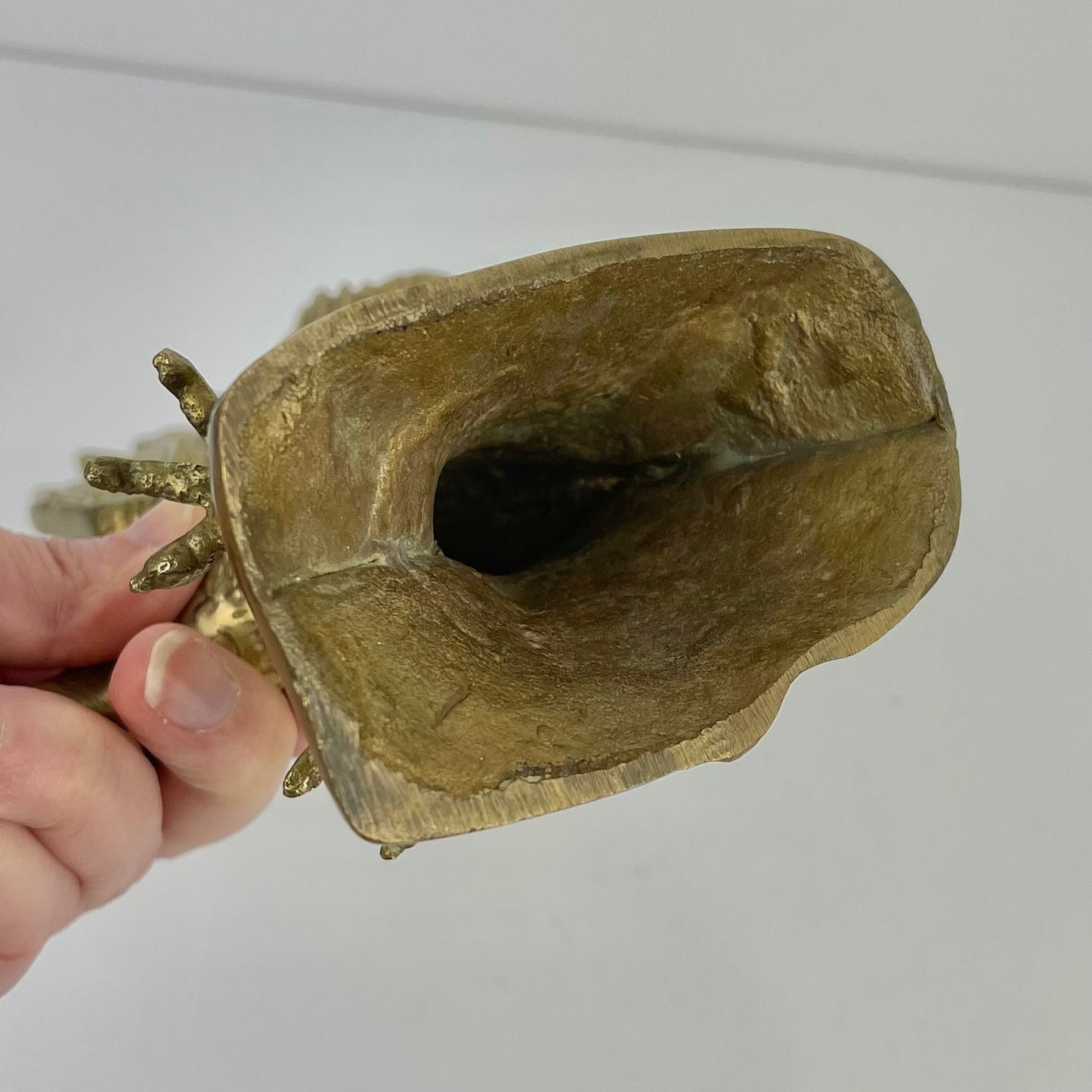 Brass eagle figurine