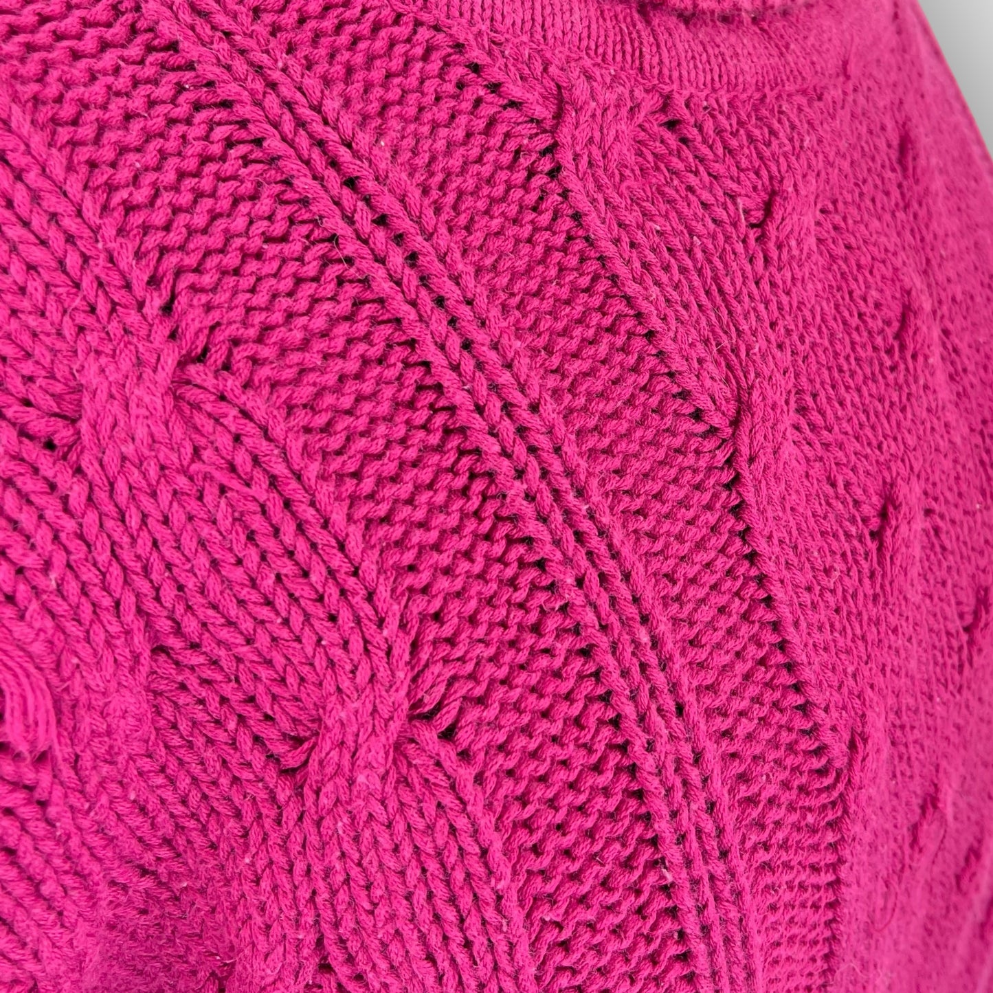 Canoe cable knit sweater