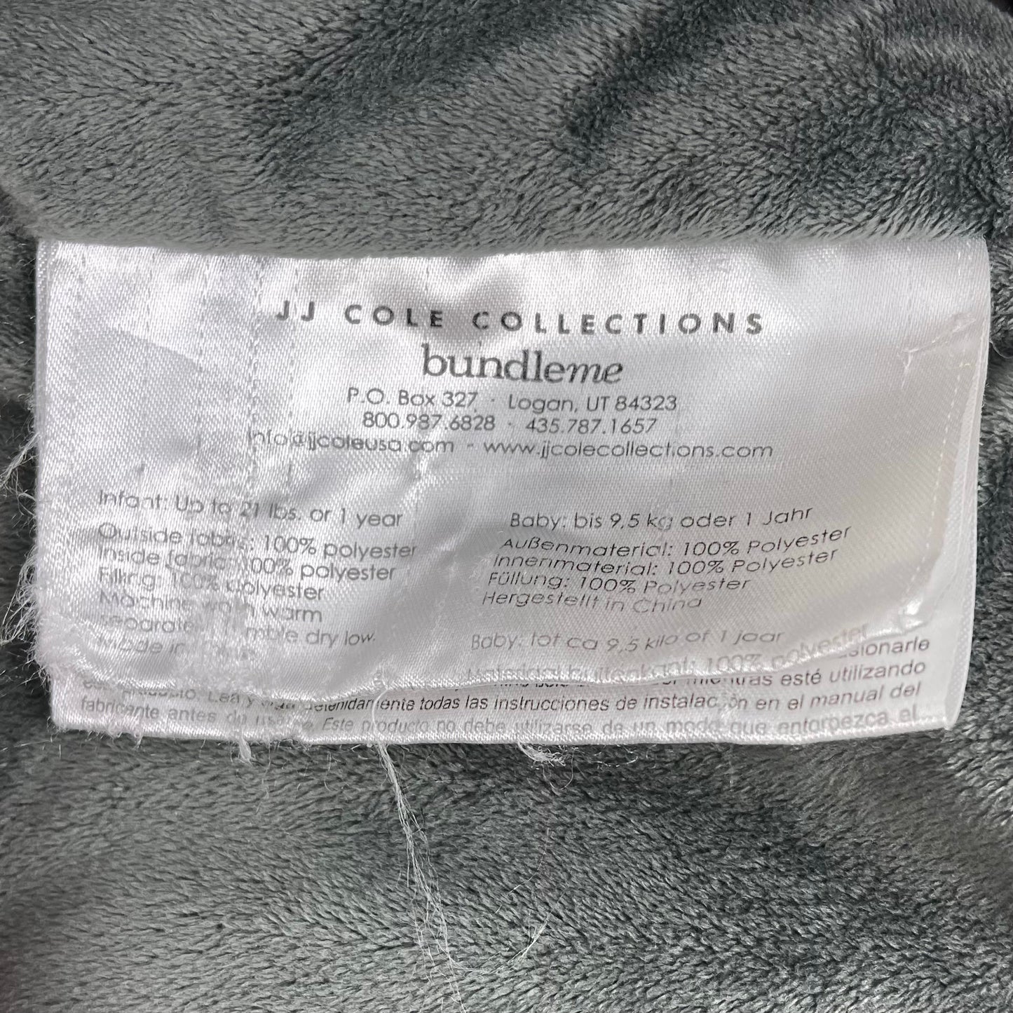JJ Cole car seat blanket