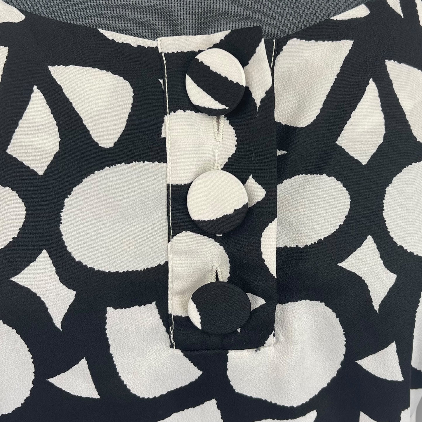 Abstract print blouse