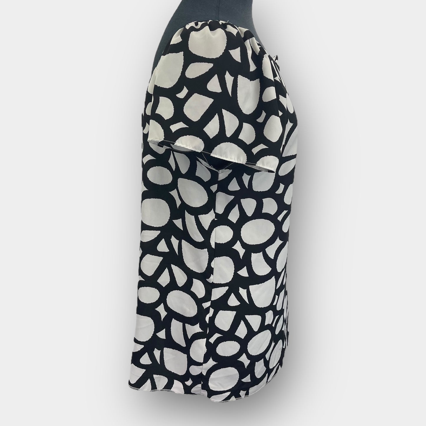 Abstract print blouse