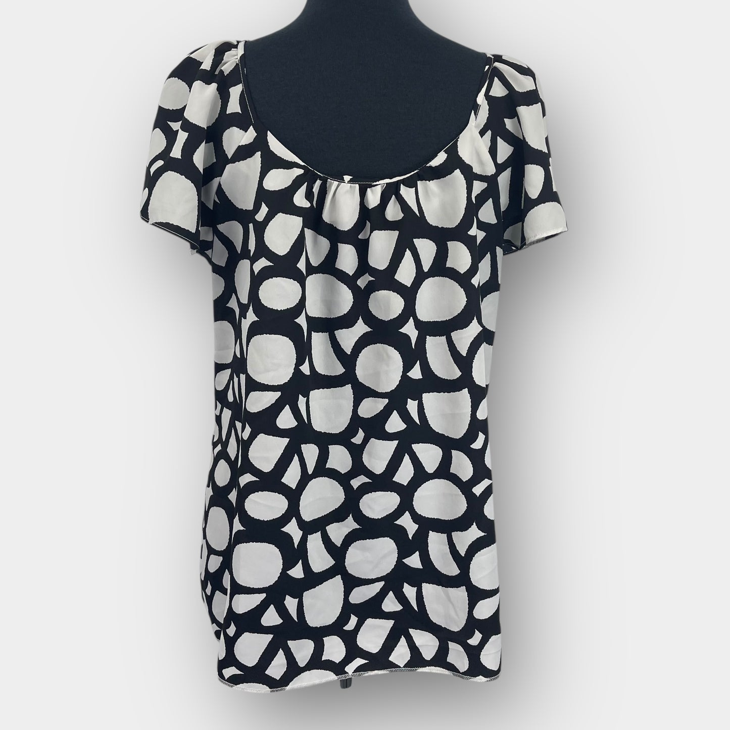 Abstract print blouse