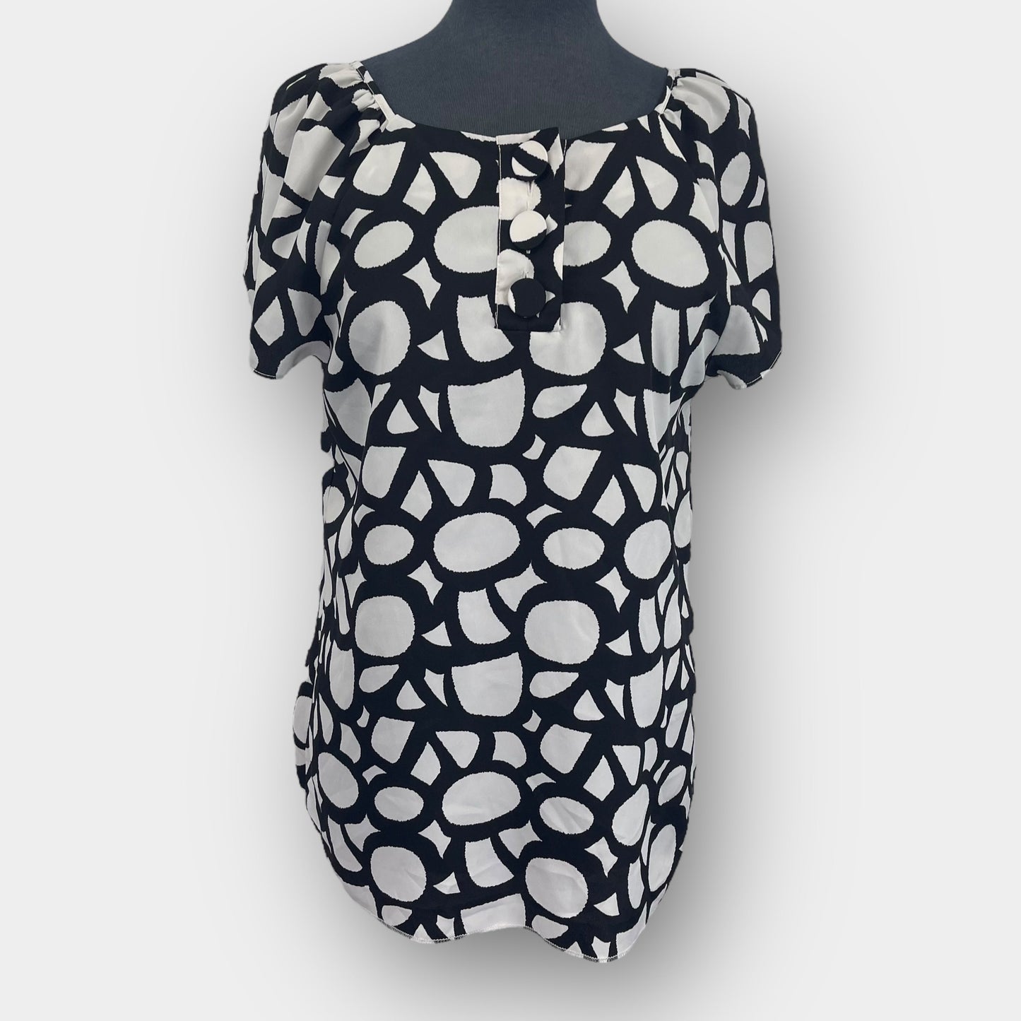 Abstract print blouse