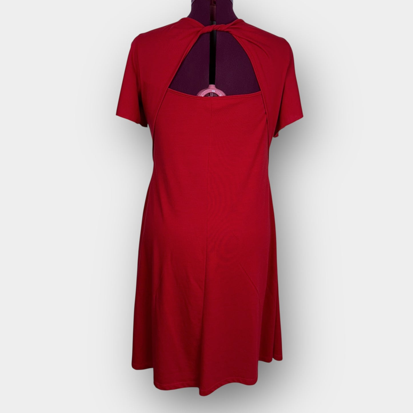 Flutter Sleeve Fit & Flare Midi Dress