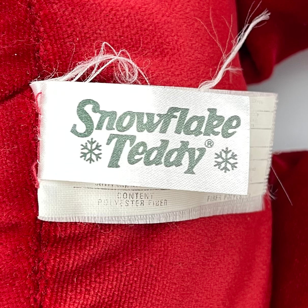 Snowflake Teddy stuffed bear