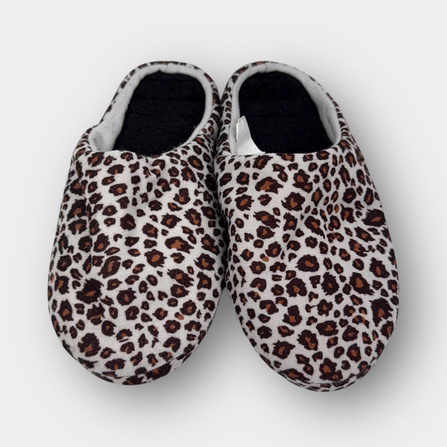 Leopard Print Slippers (L)