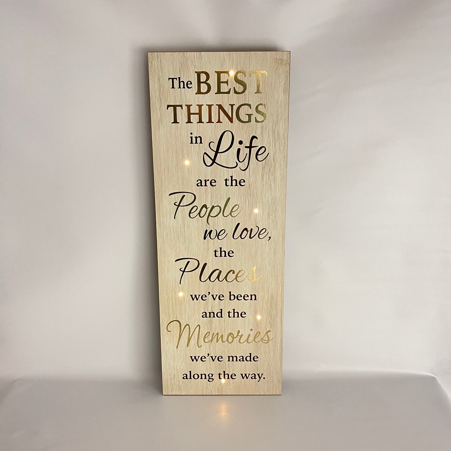The Best Things in Life