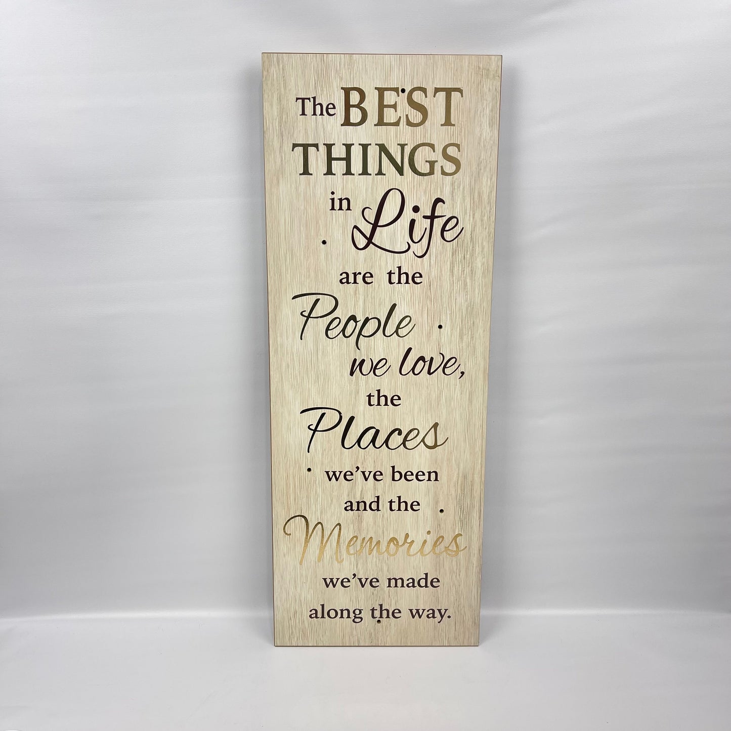 The Best Things in Life