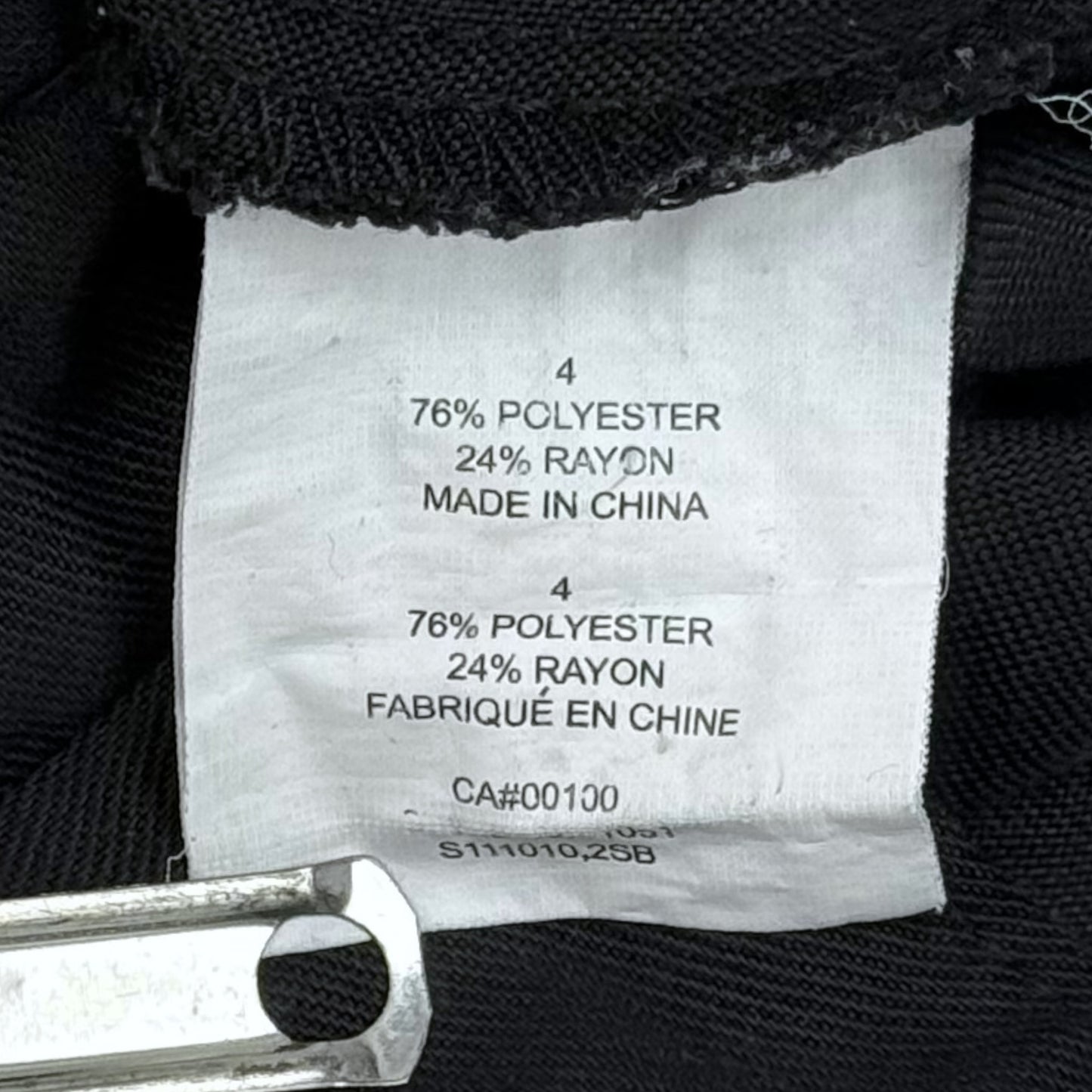 Zip-hook Dress Pants