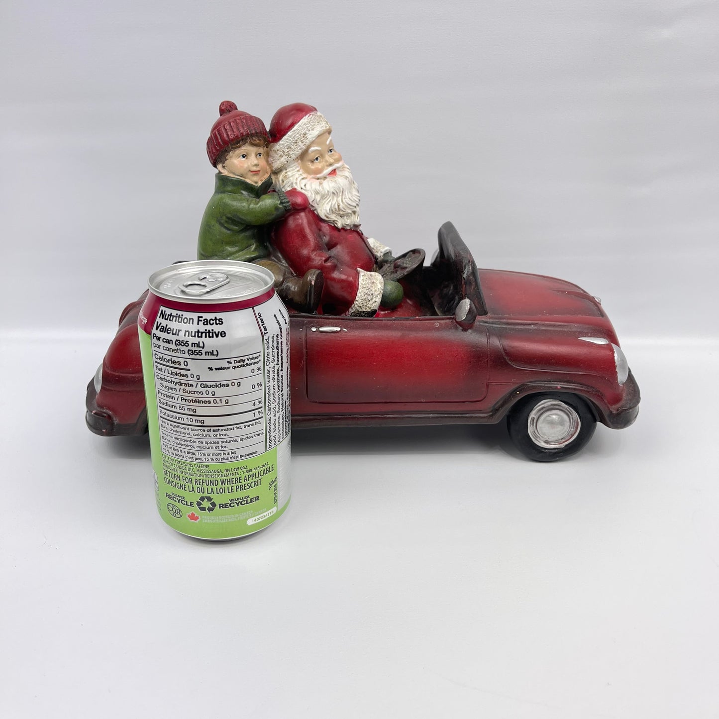 Santa/kid in car