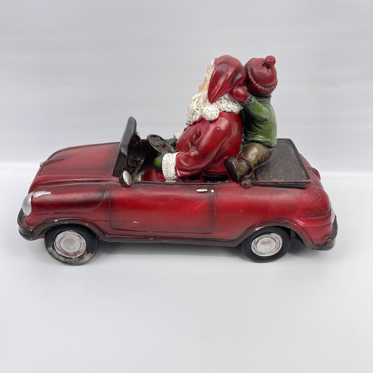Santa/kid in car