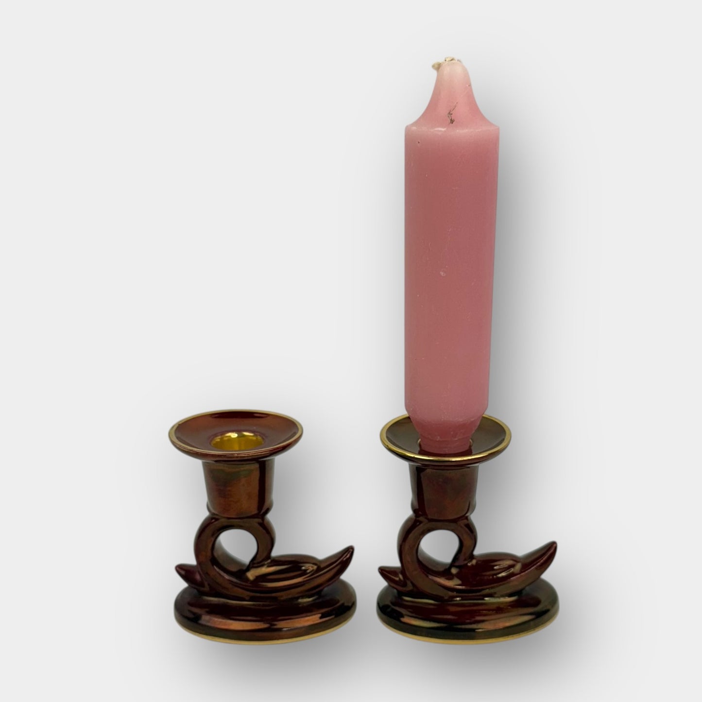 Carlton Ware Candlestick Pair