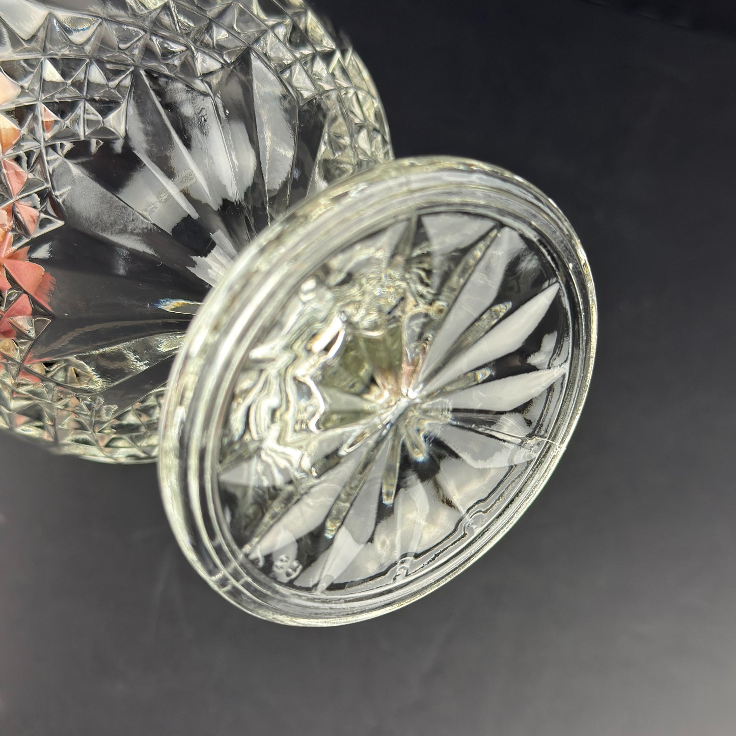 Pressed Glass Dessert Cup
