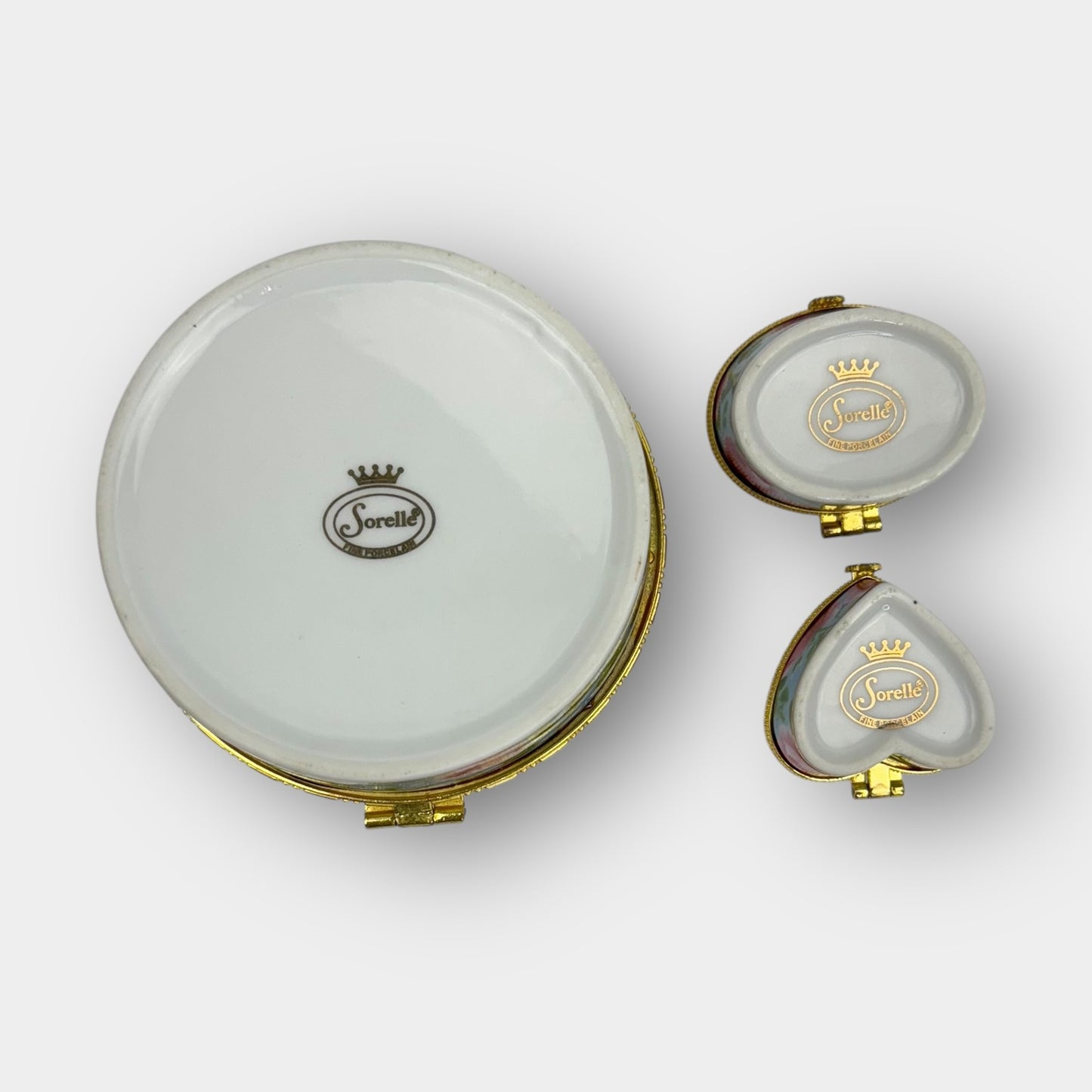 Sorelle porcelain trinket set