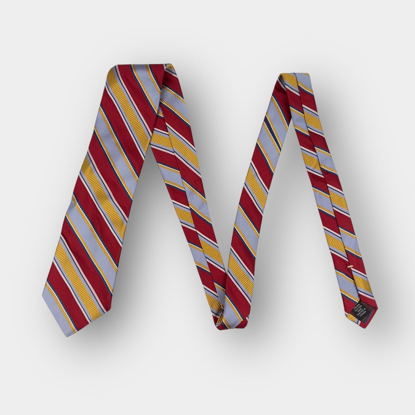 Dion Wide Stripe Silk Tie