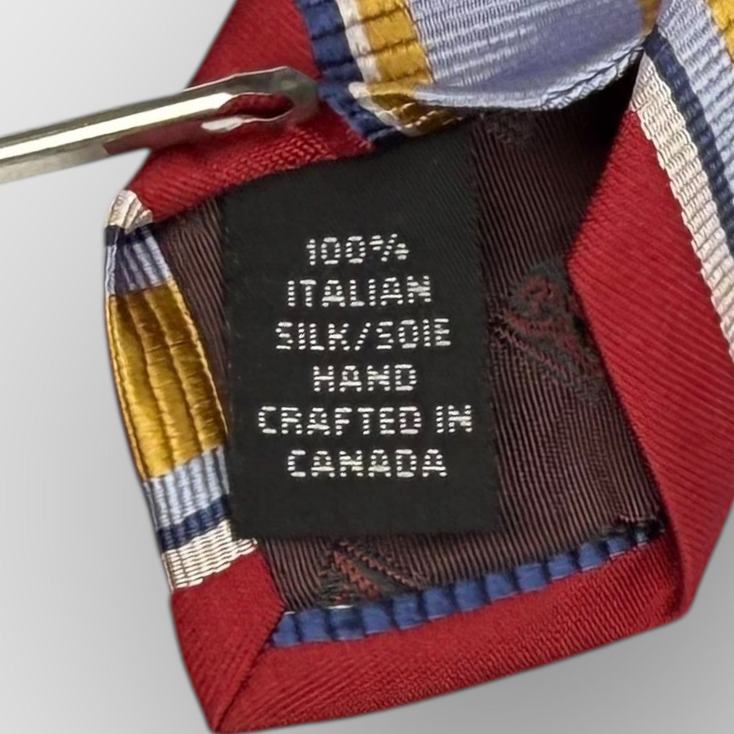 Dion Wide Stripe Silk Tie