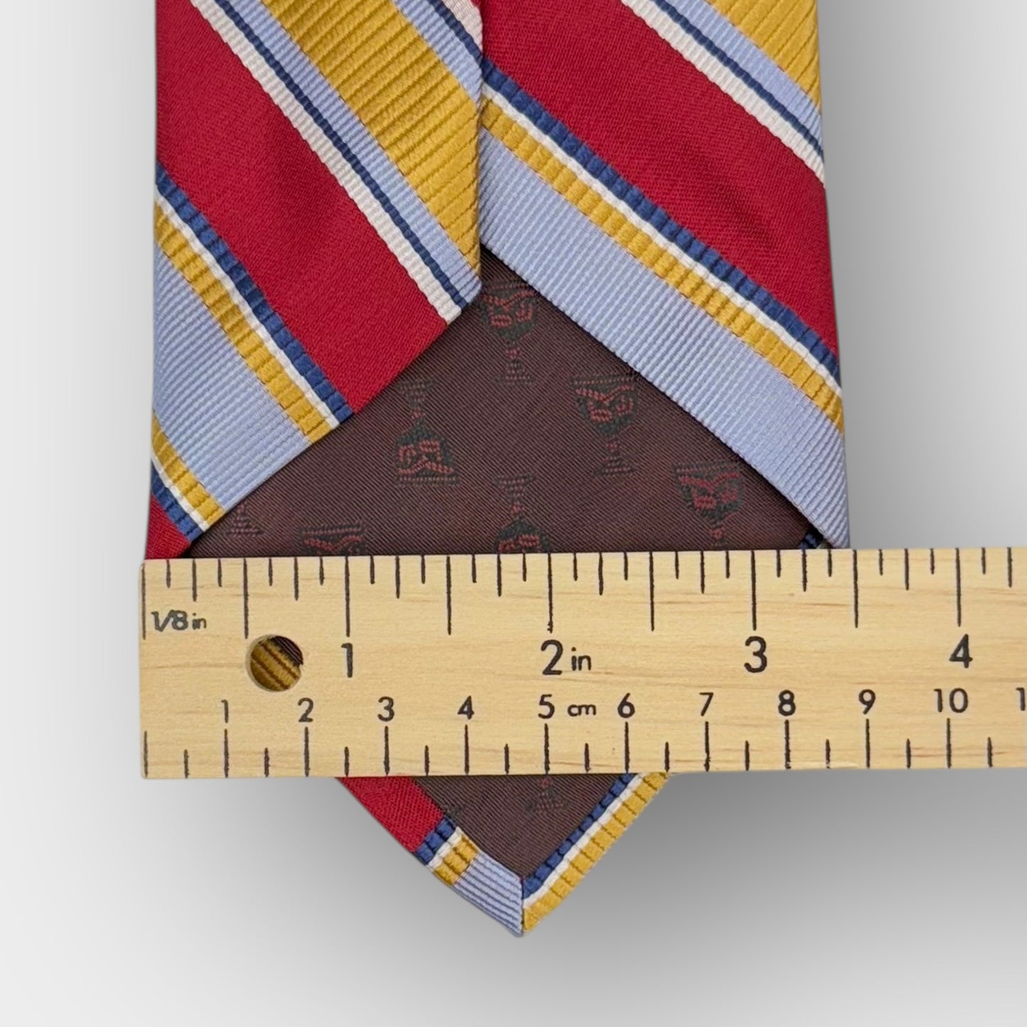 Dion Wide Stripe Silk Tie