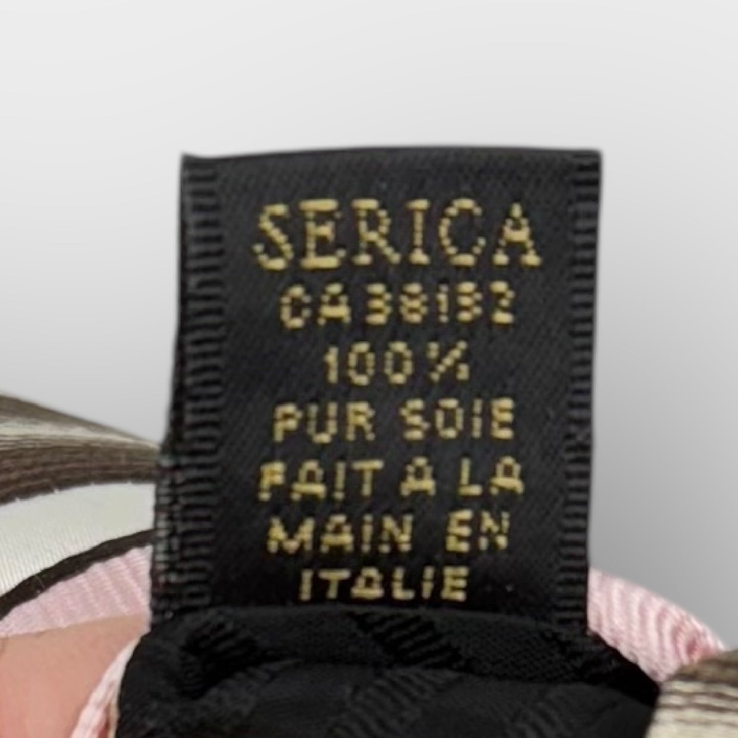 Serica Striped Silk Tie