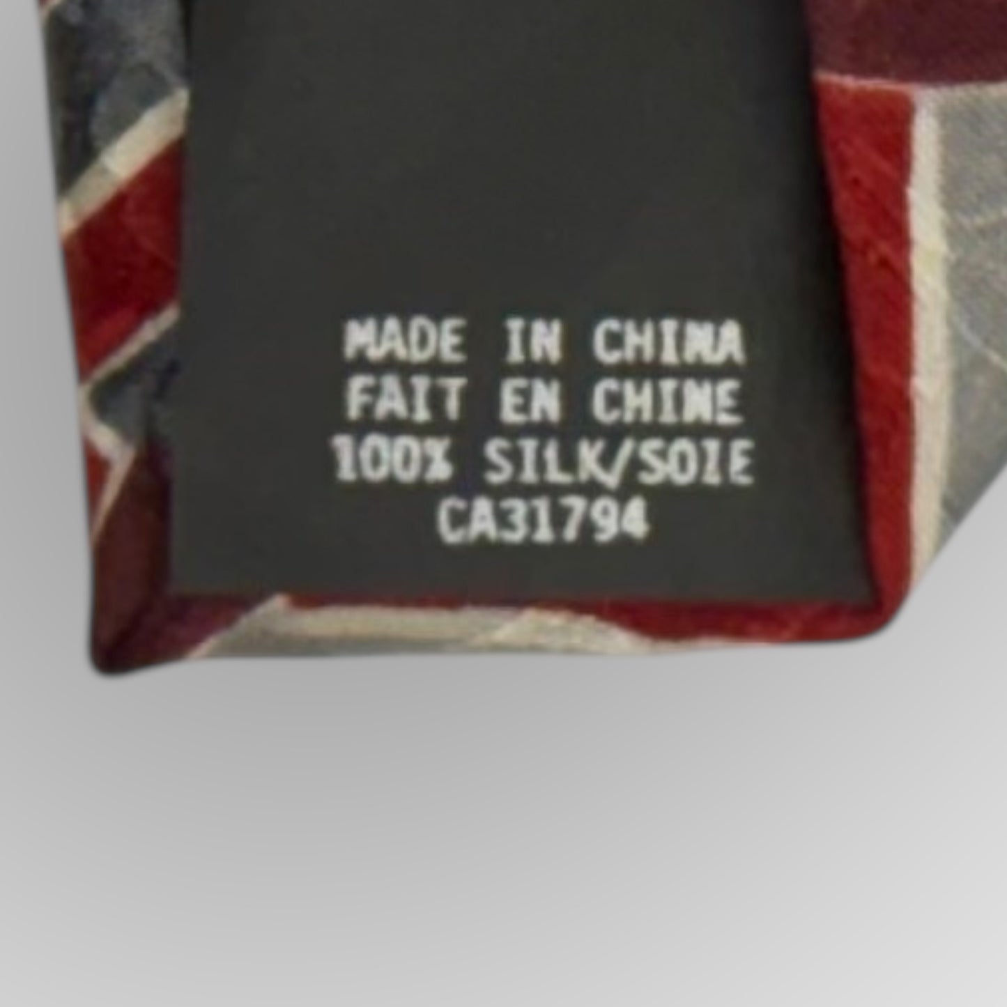 Albani geometric silk tie