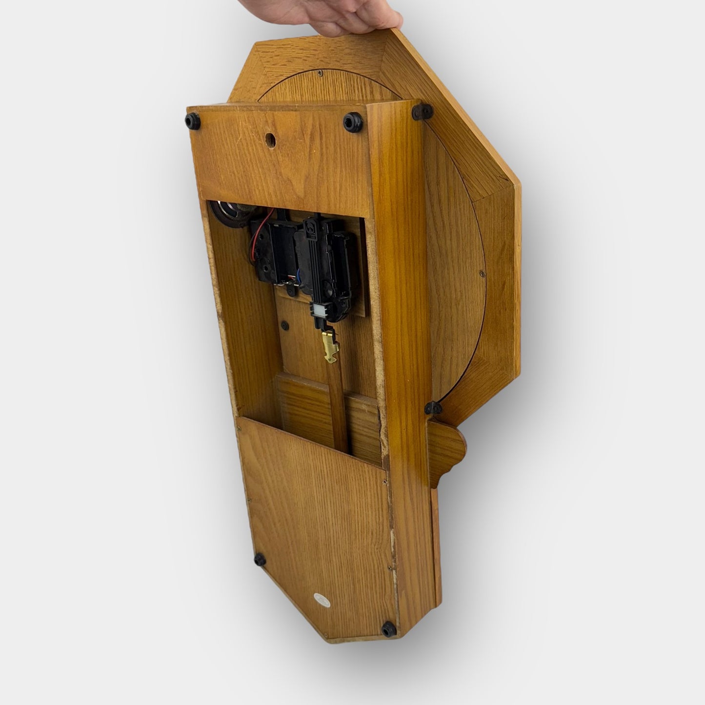 Oak Quartz Chime Wall Clock