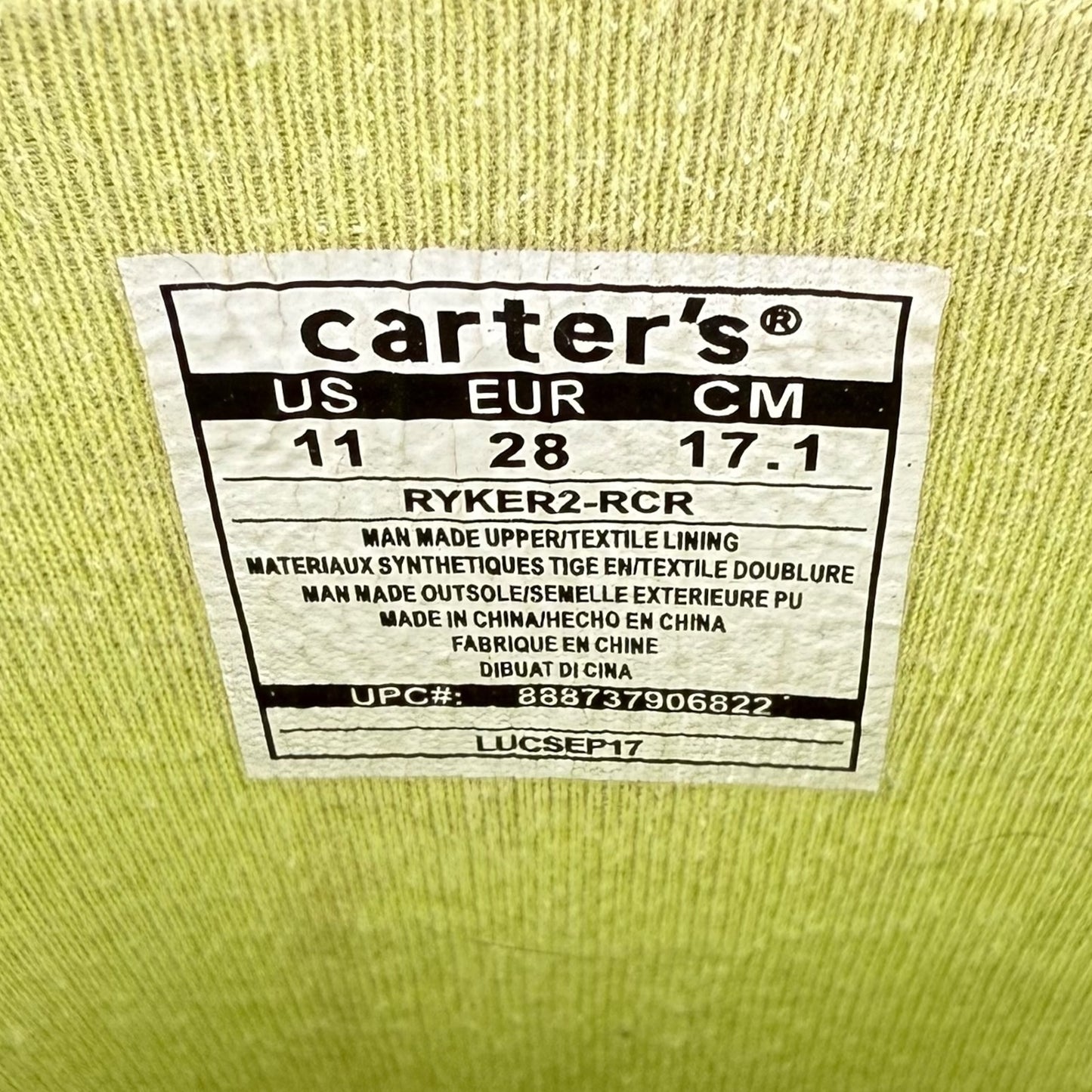 Carter’s Dino Rain Boots (11 kids)