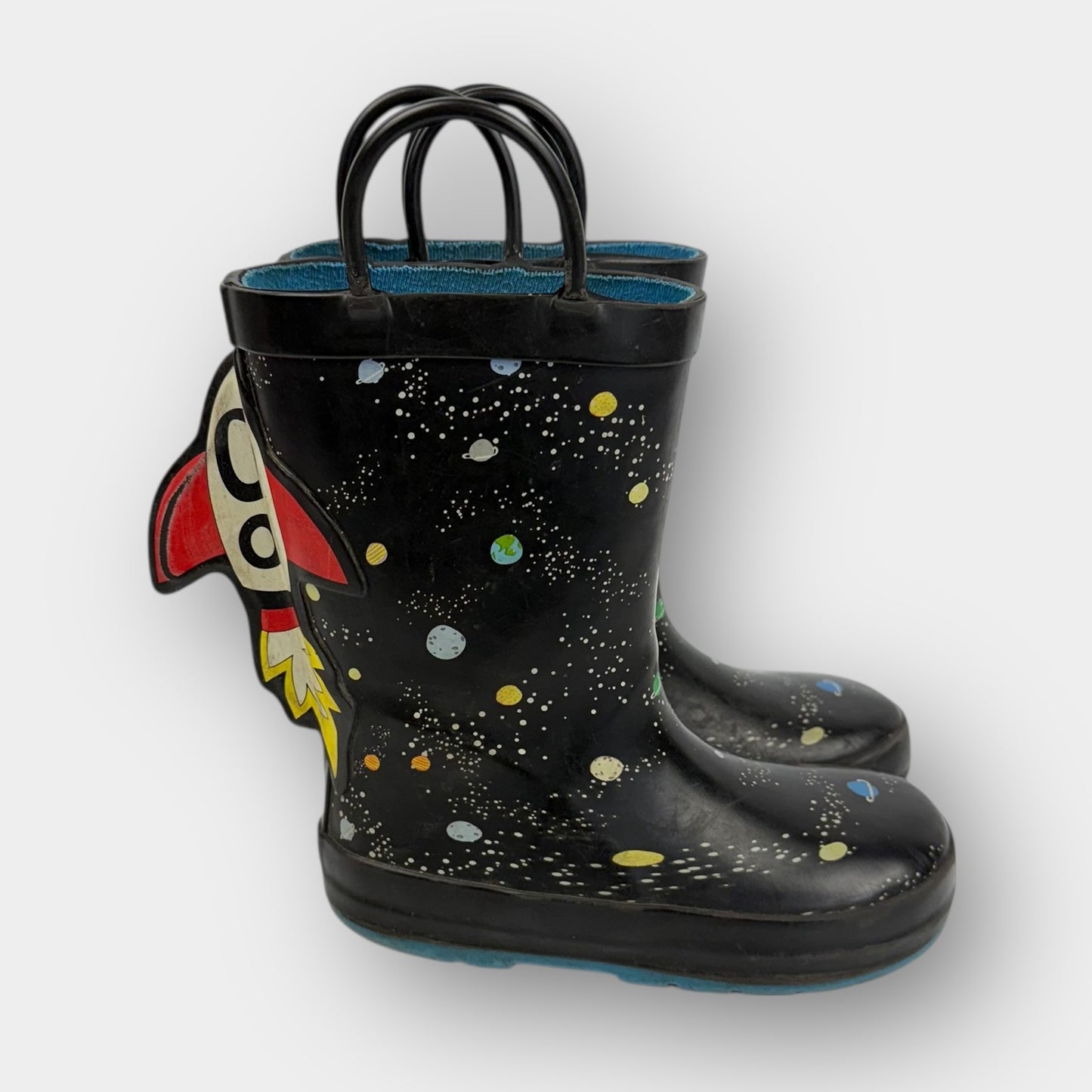 George Rocket Ship Rain Boots (9 tod)