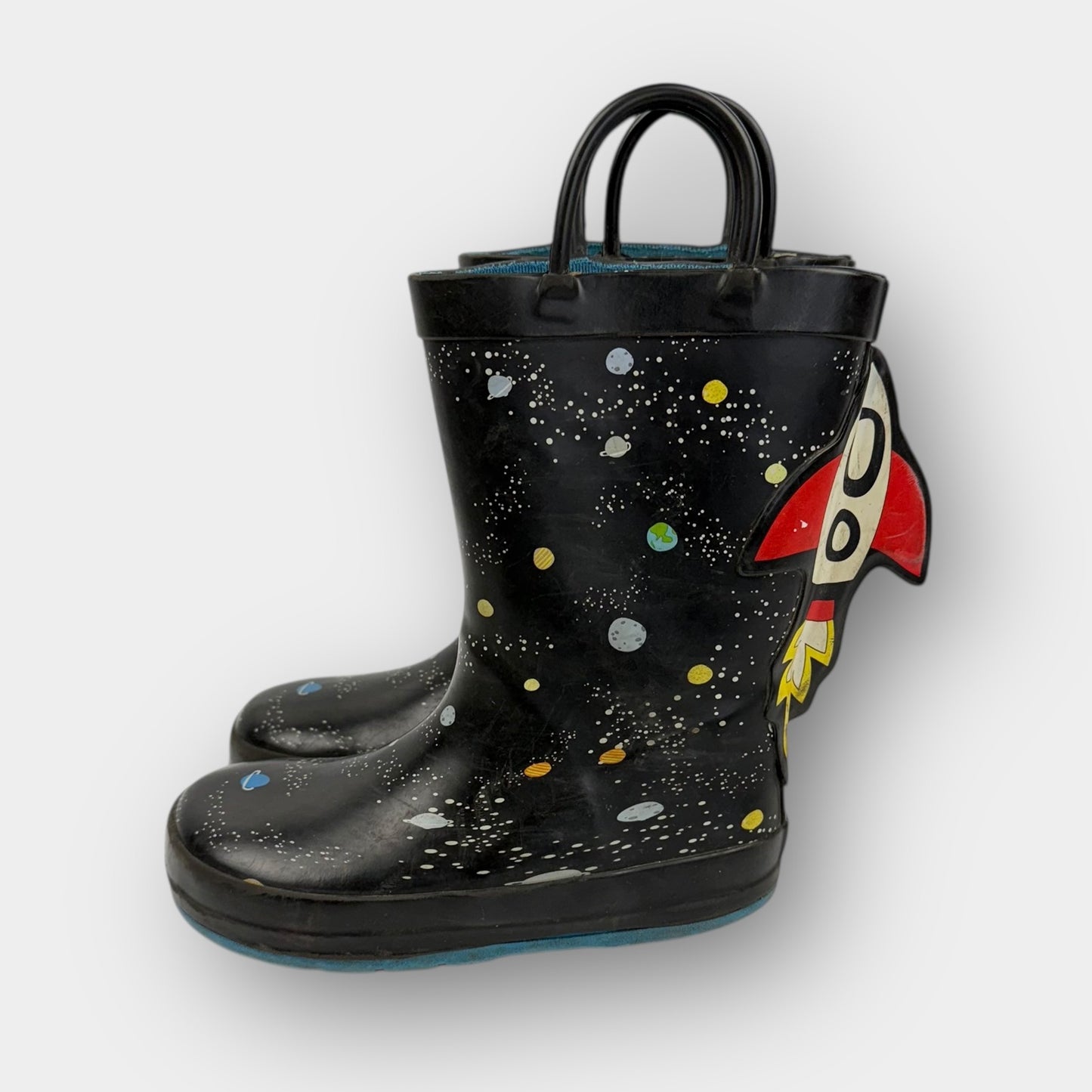 George Rocket Ship Rain Boots (9 tod)