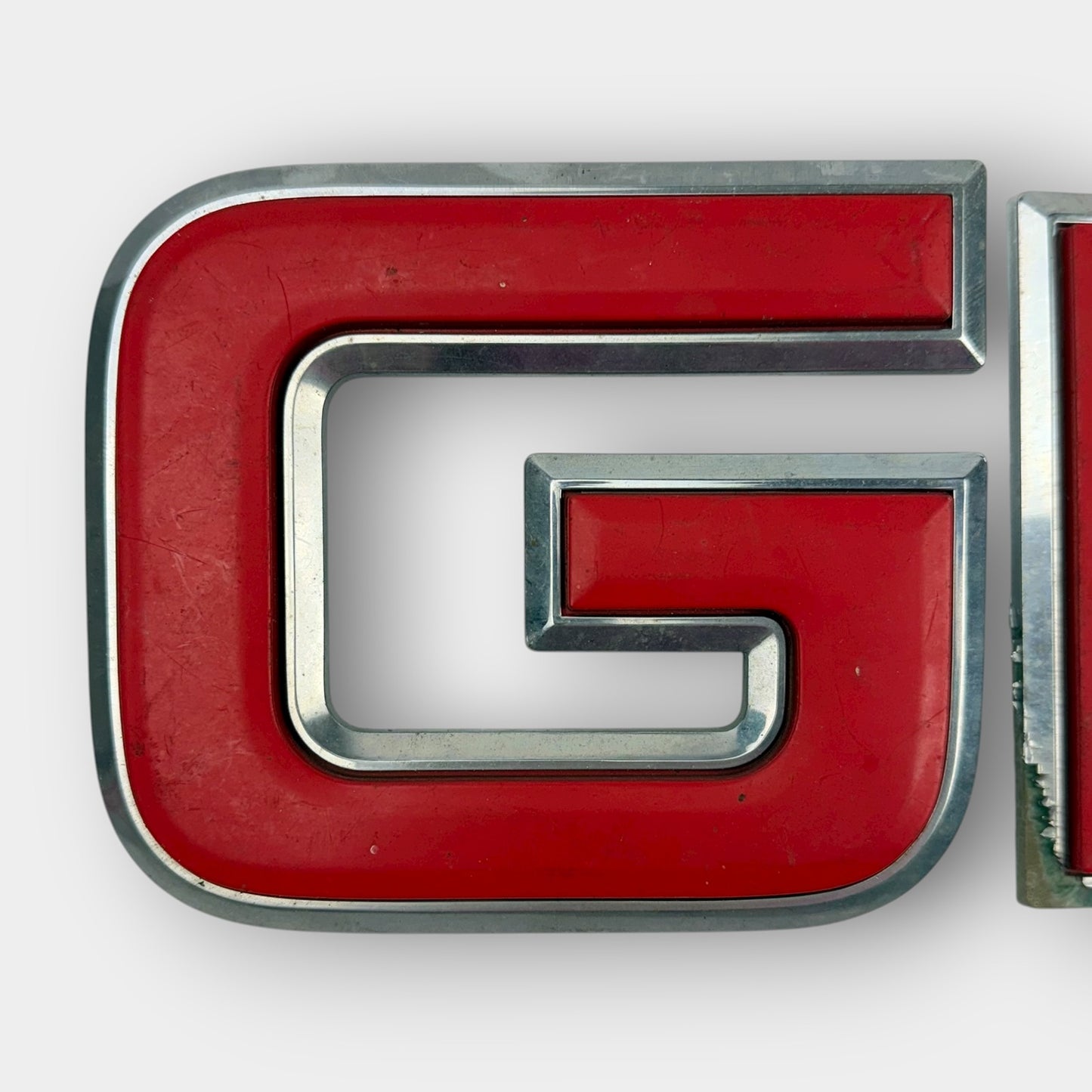 Red GMC Grille Emblem Badge
