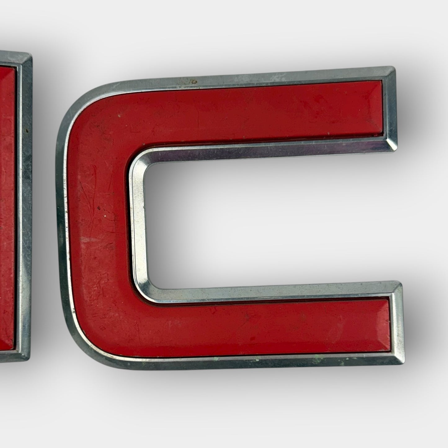 Red GMC Grille Emblem Badge