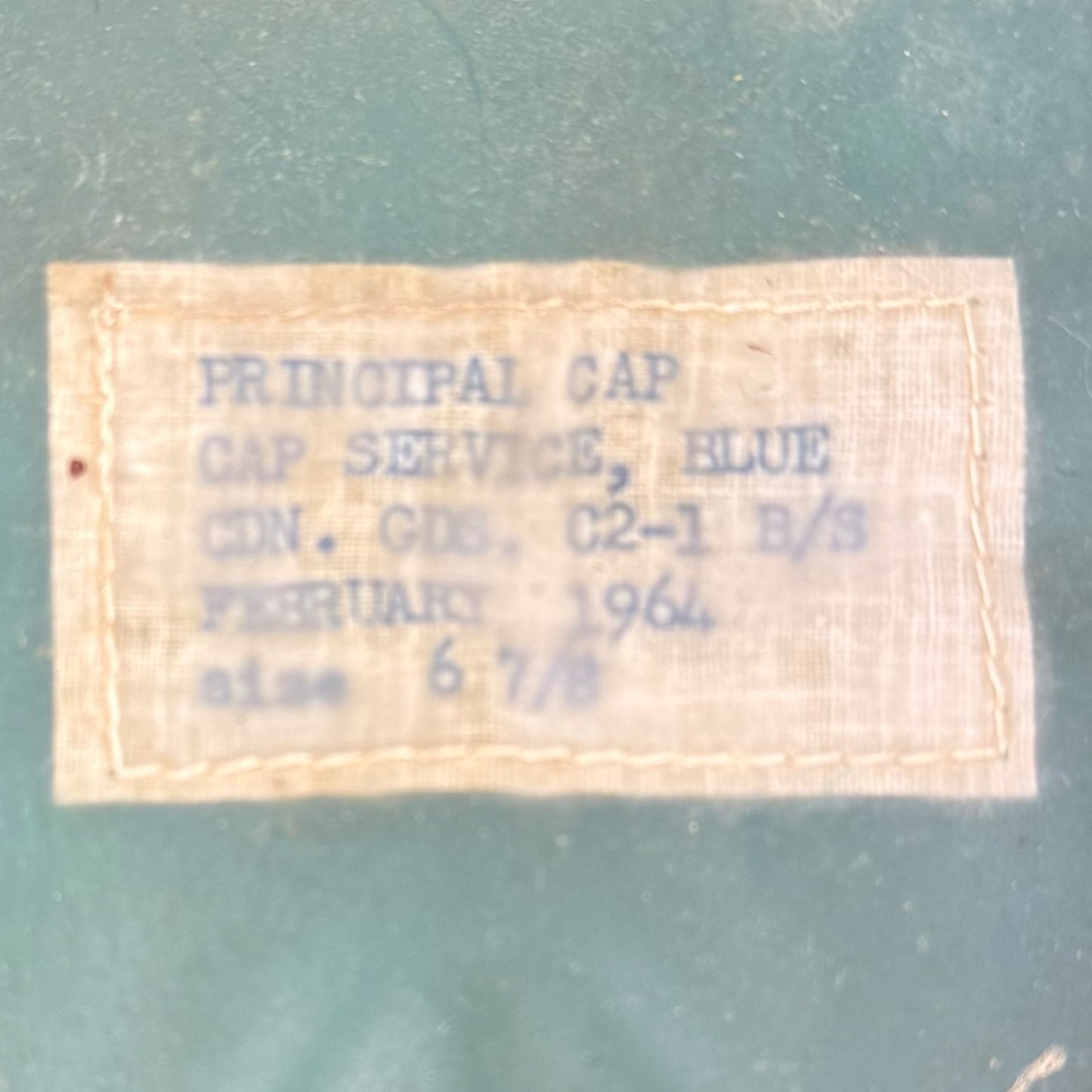 1964 Canadian Service Visor Hat