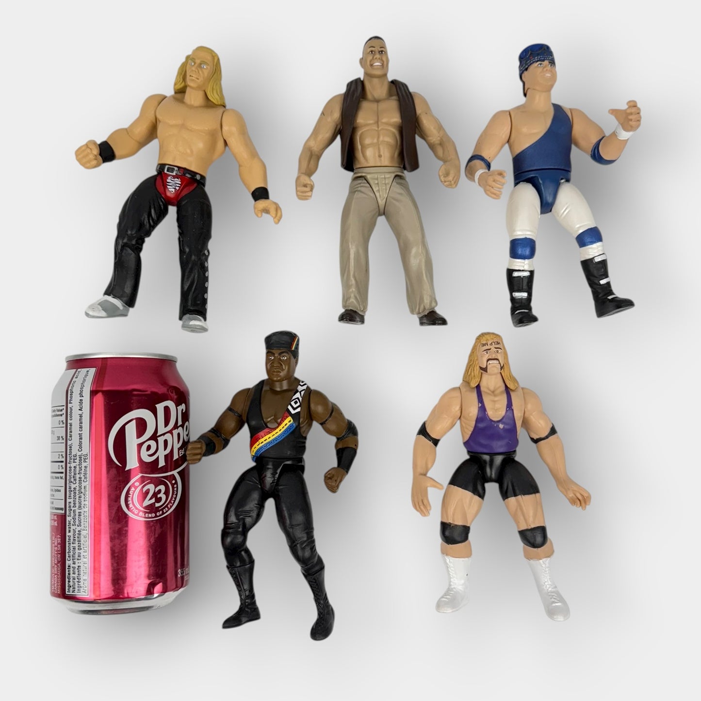 WWF Jakks Lot of 5 Figures