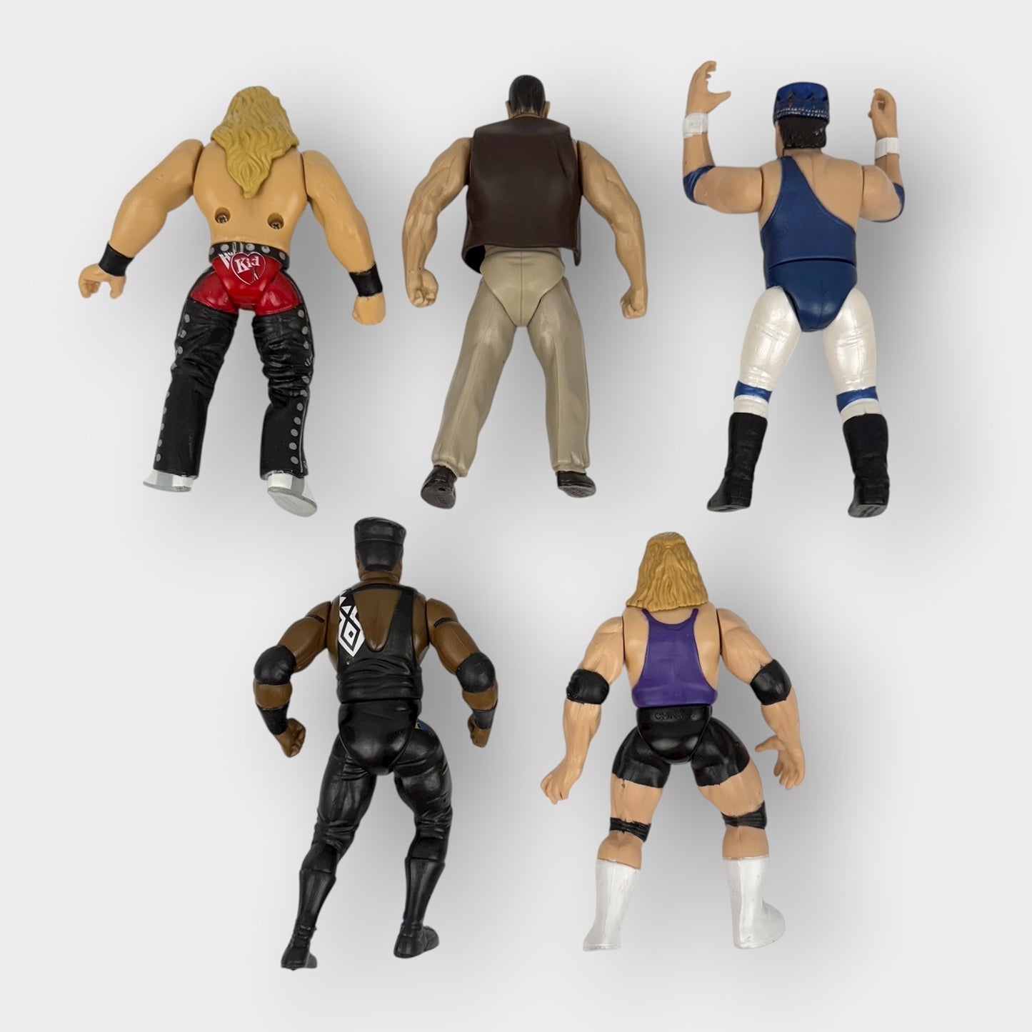 WWF Jakks Lot of 5 Figures